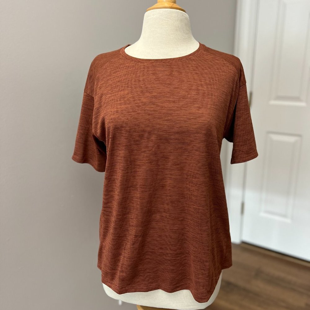 REI Co-Op Performance Outdoor T-Shirt Rust Men L
